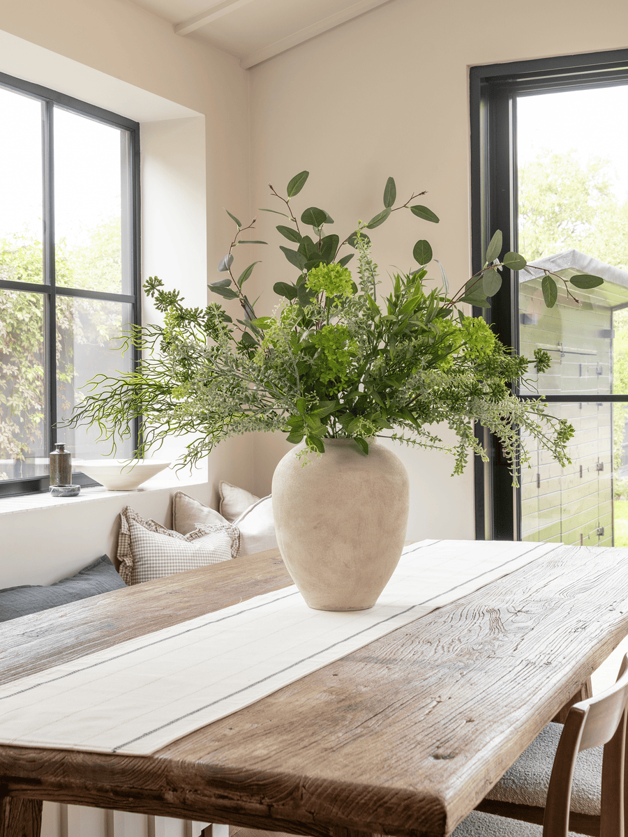 Faux Arrangement - Wild Eucalyptus & Green Berry