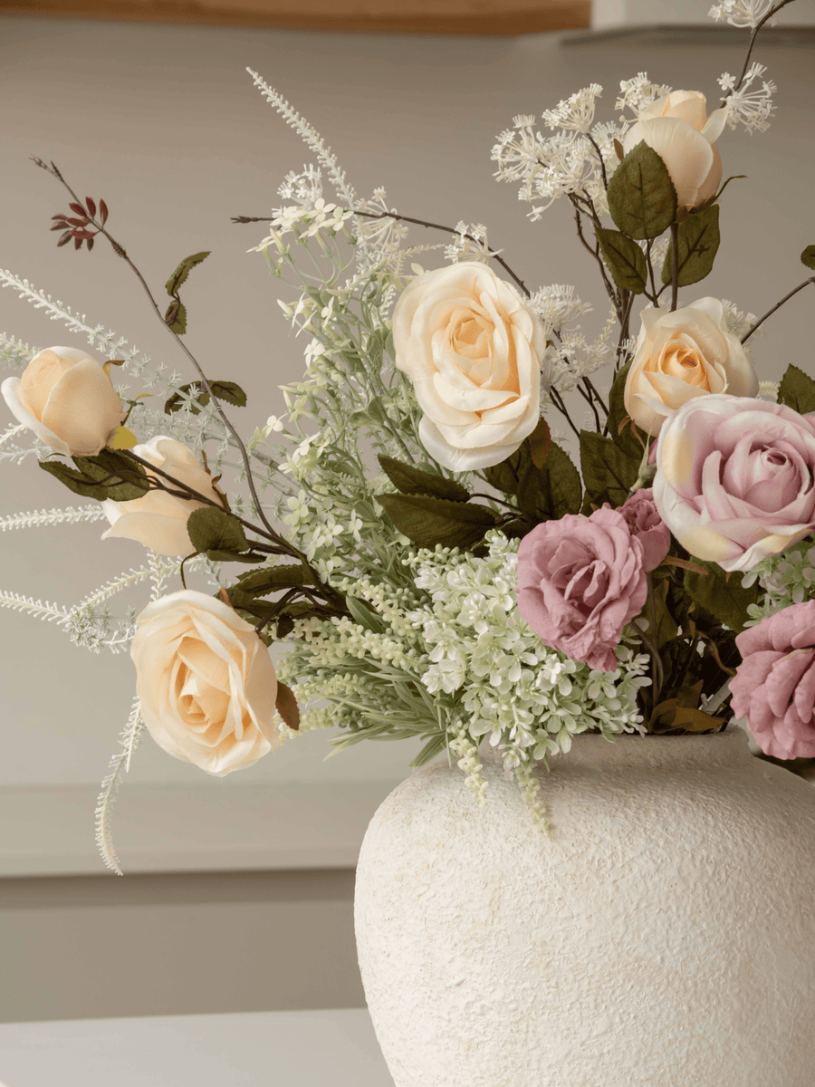 Faux Arrangement - Blush Rose