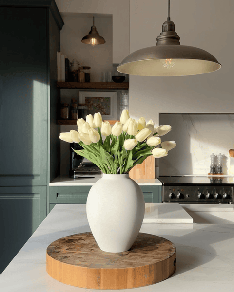 Faux Tulip - Ivory (25 Stems)