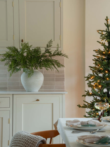 Faux Arrangement - Winter Fern Stems (5 Stems)