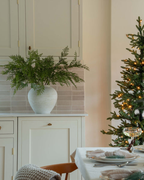 Faux Arrangement - Winter Fern Stems (5 Stems)