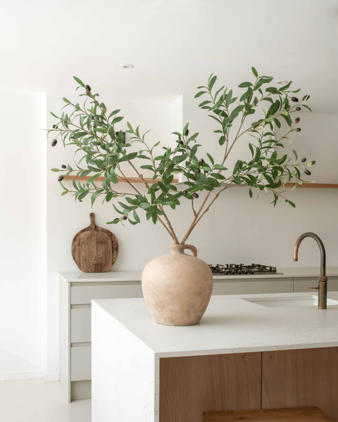 Faux Olive Oversized Branch (2 branches)