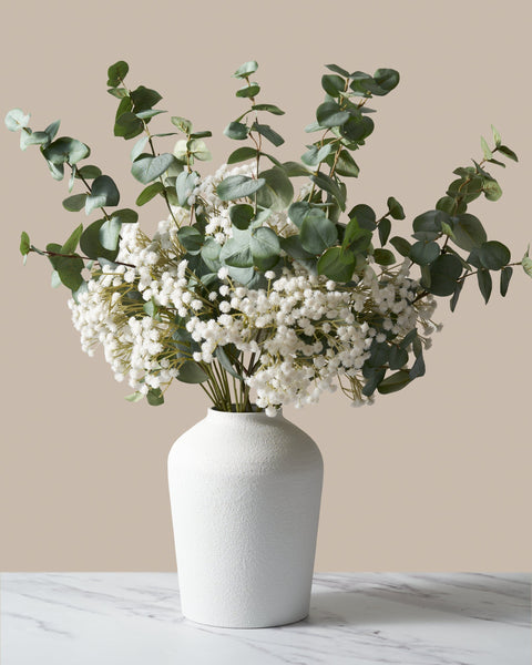 Faux Arrangement - Gypsophila White