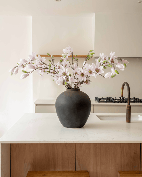 Faux Tall Magnolia - White (8 stems)
