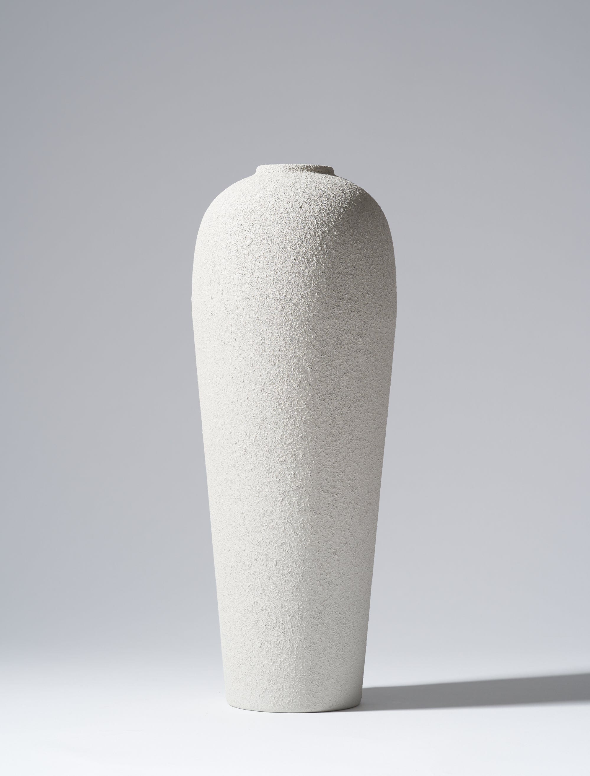 Tall Lola Vase - Textured Pale Taupe