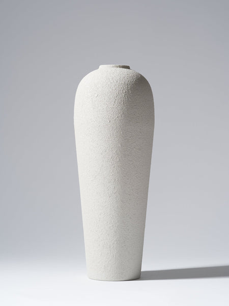 Tall Lola Vase - Textured Pale Taupe
