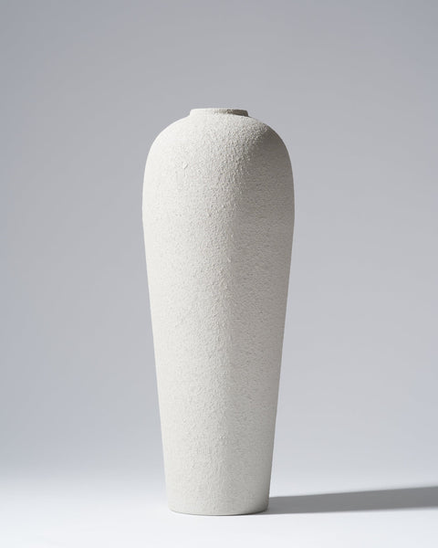 Tall Lola Vase - Textured Pale Taupe