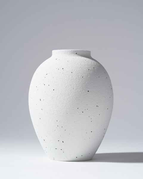 Ella Vase - Speckled White
