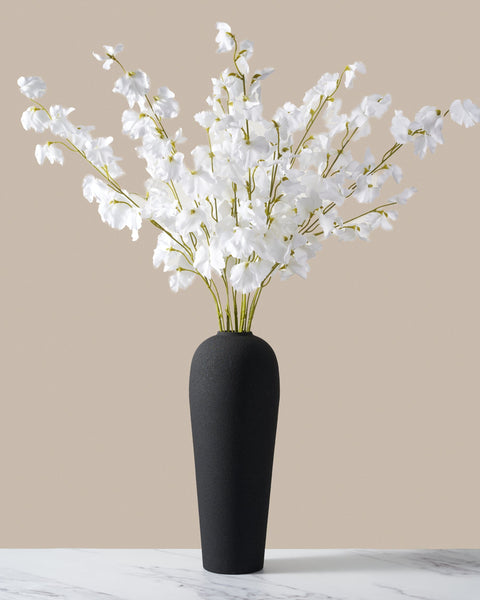 Tall Faux Sweet Pea - White (7 Stems)