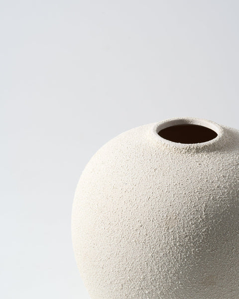Zoe Ceramic Vase - Beige