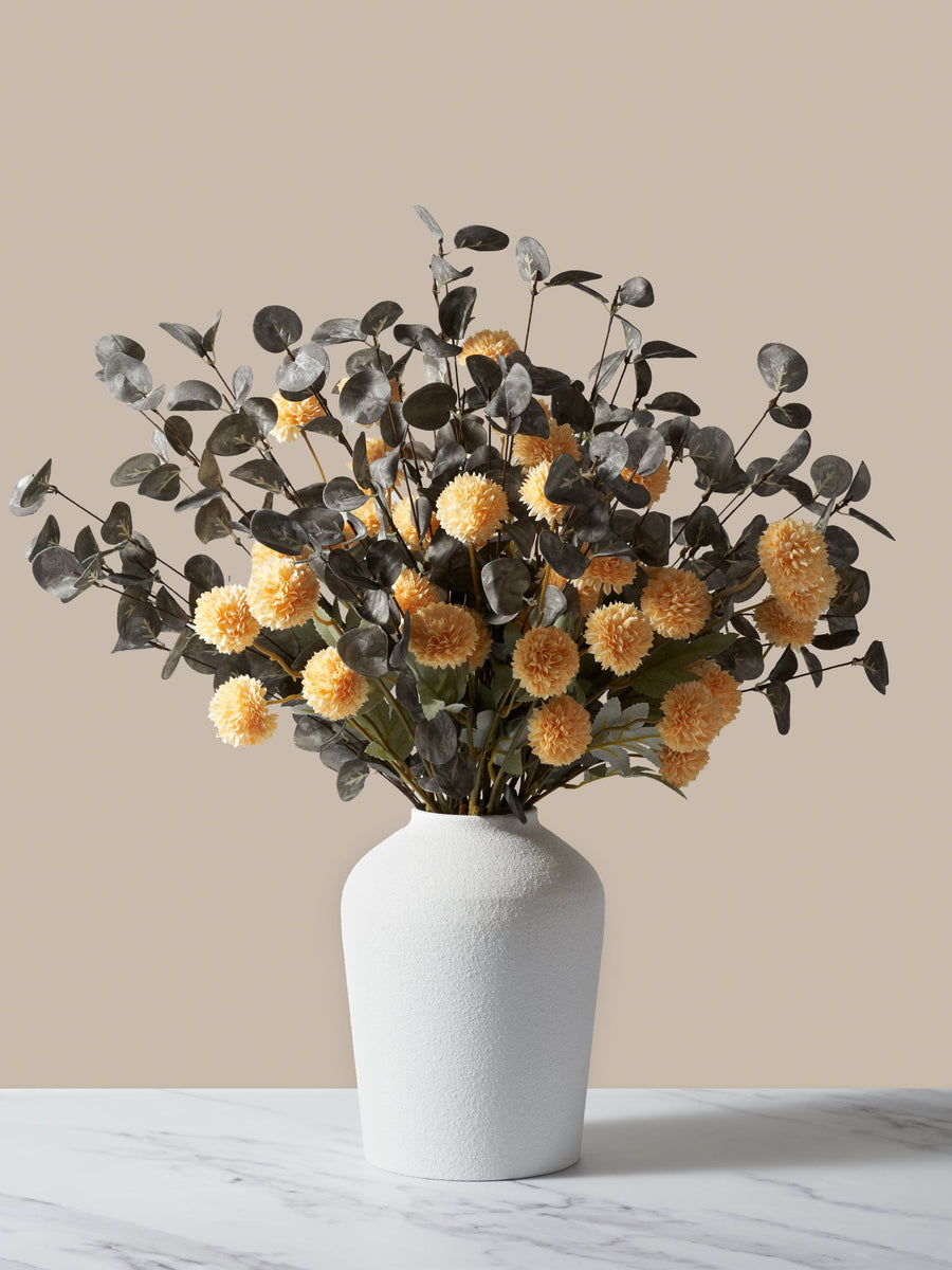 Faux Arrangement - Yellow & Green