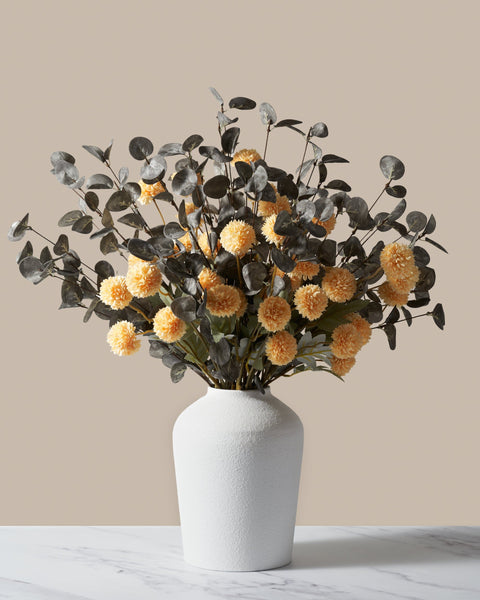 Faux Arrangement - Yellow & Green