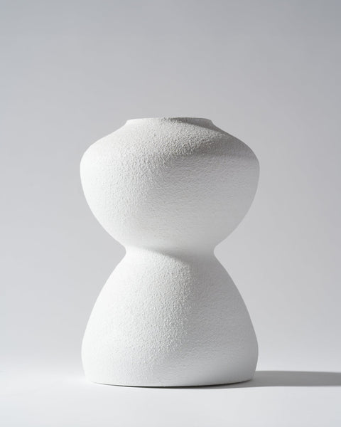 Laila Vase - Textured White