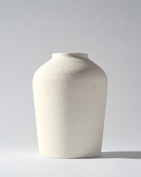 Ema Vase - Textured Pale Taupe