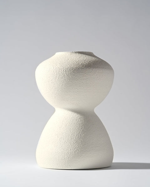 Laila Vase - Textured Pale Taupe
