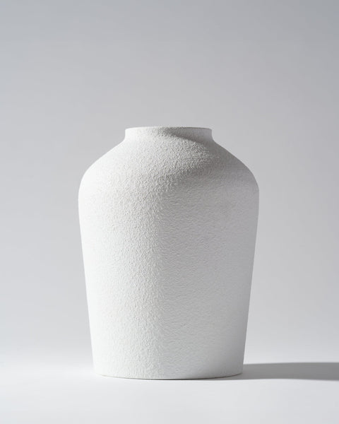 Ema Vase - Textured White