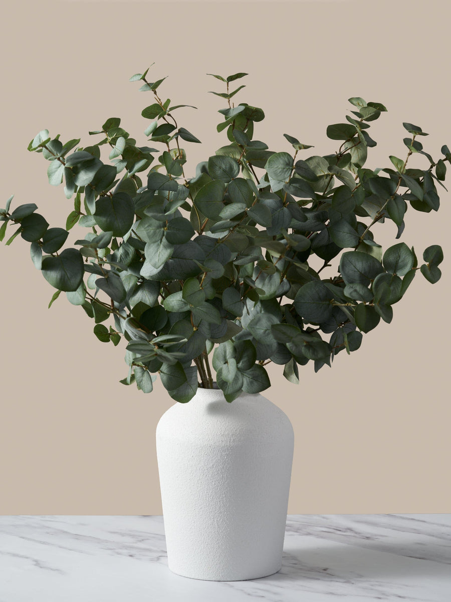 Faux Cinerea Eucalyptus - Green (6 Stems)