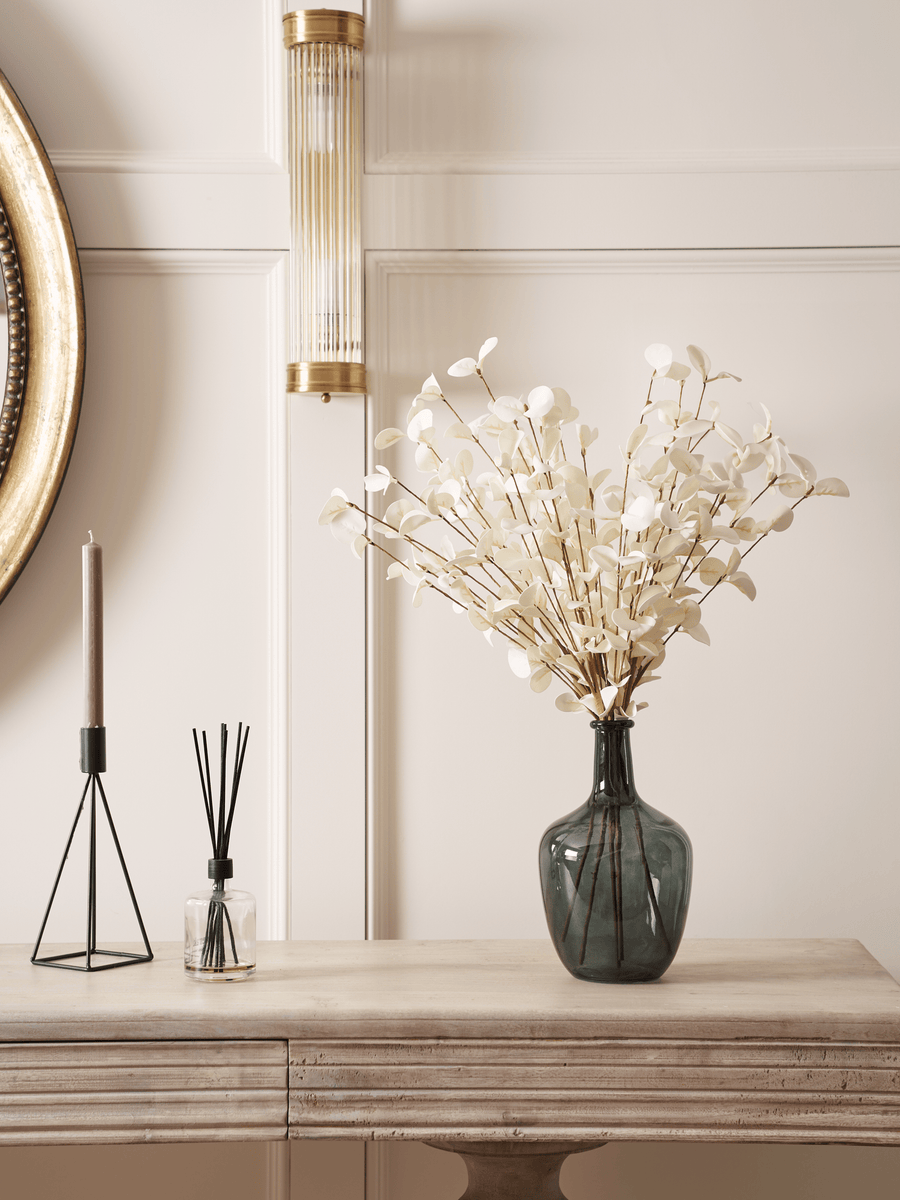 Faux Eucalyptus - Ivory (5 Stems)