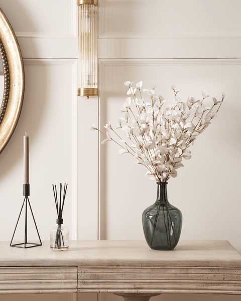 Faux Eucalyptus - White (5 Stems)
