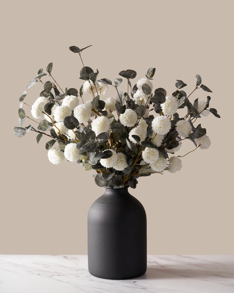 Faux Arrangement - White & Green