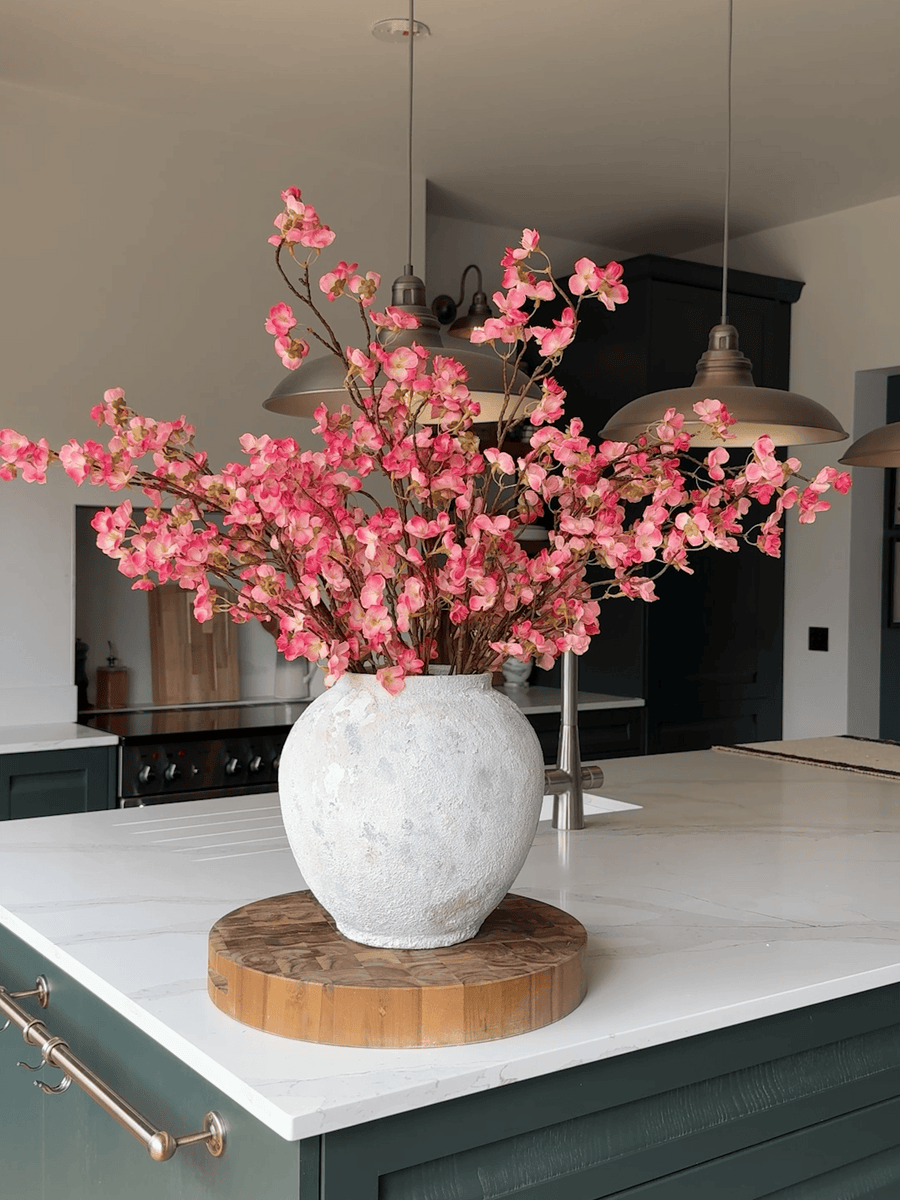 Faux Blossom - Fuchsia Pink (6 Stems)