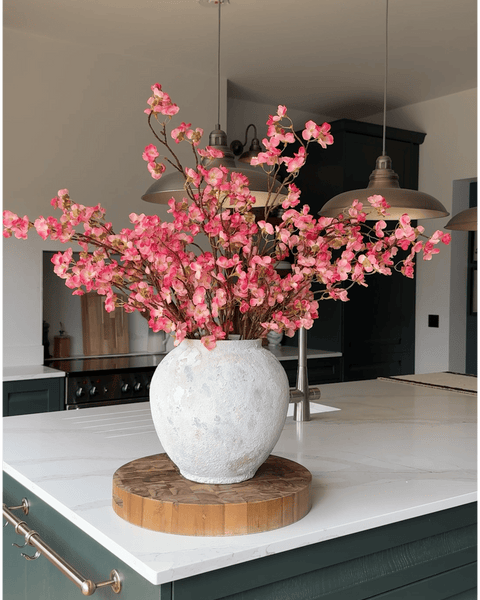 Faux Blossom - Fuchsia Pink (6 Stems)