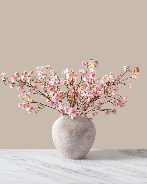 Faux Blossom - Soft Pink (6 Stems)