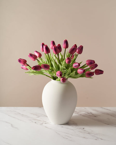 Faux Tulip - Purple (25 stems)