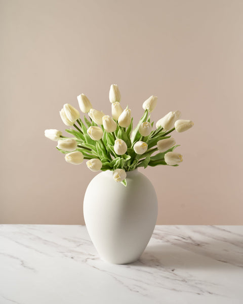 Faux Tulip - Ivory (25 Stems)