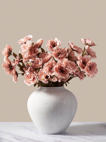 Faux Moutan Peony - Blush (8 Stems / 46 Peonies)