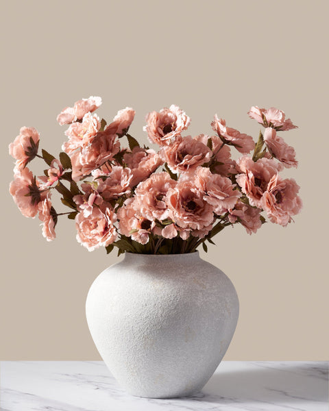 Faux Moutan Peony - Blush (8 Stems / 46 Peonies)