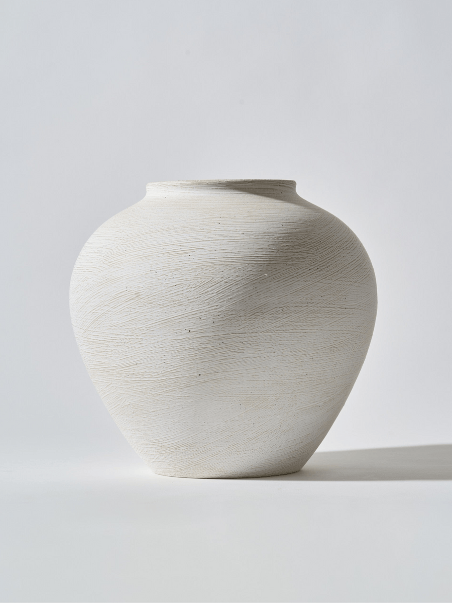Arina Vase - Brushed white