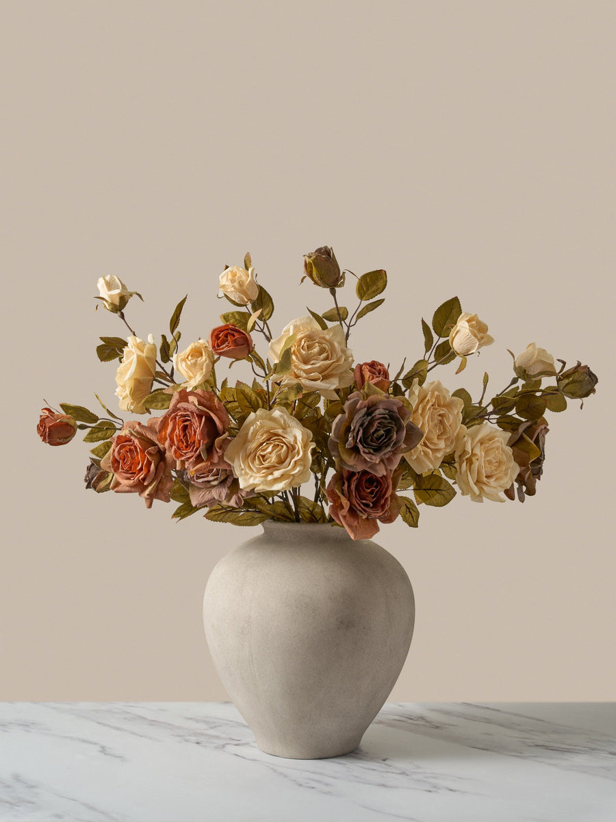 Faux Arrangement - Assorted Roses