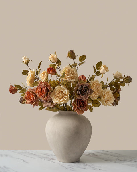 Faux Arrangement - Assorted Roses