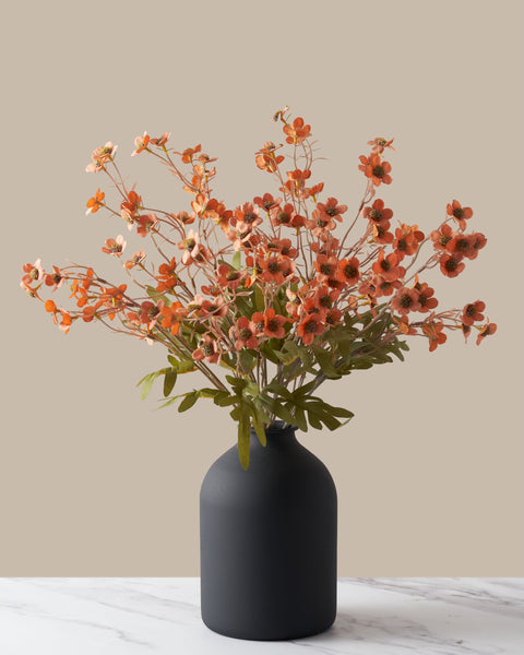 Faux Wax Flower - Umber (10 Stems)