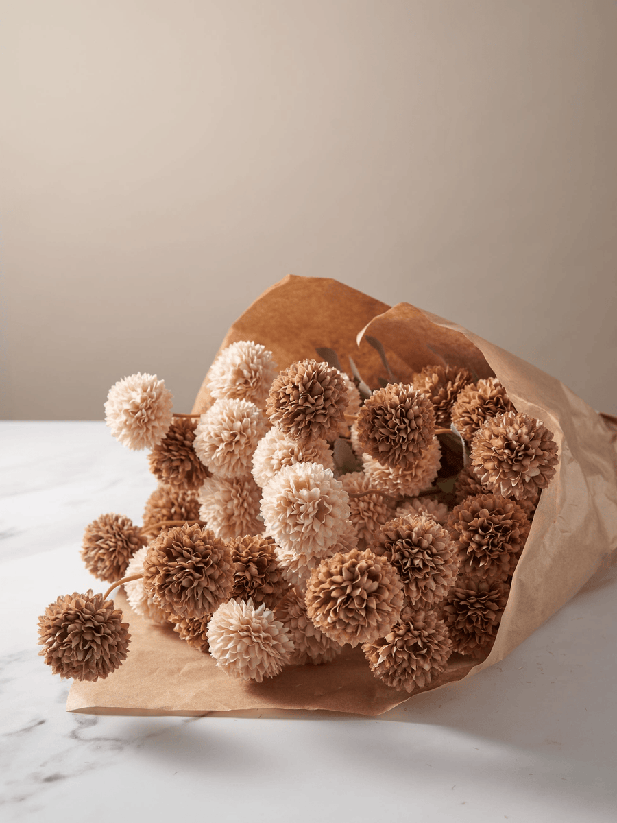Faux Kiku Flower - Boho (10 Stems / 50 Heads)