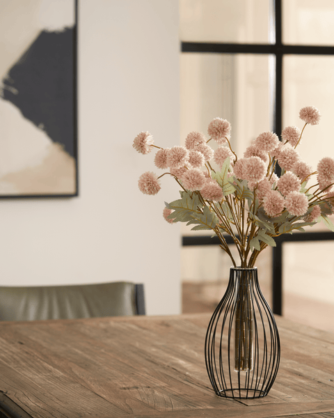 Faux Kiku Flower - Cream (10 Stems / 50 Heads)