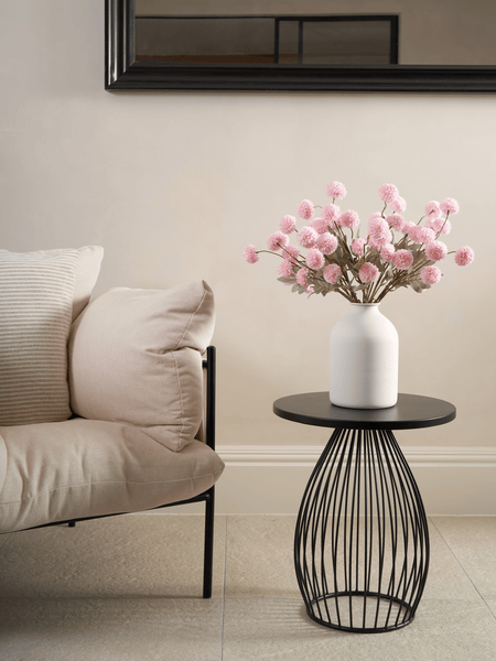 Faux Kiku Flower - Pink (10 Stems / 50 Heads)