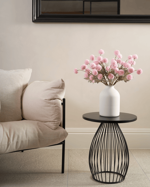 Faux Kiku Flower - Pink (10 Stems / 50 Heads)