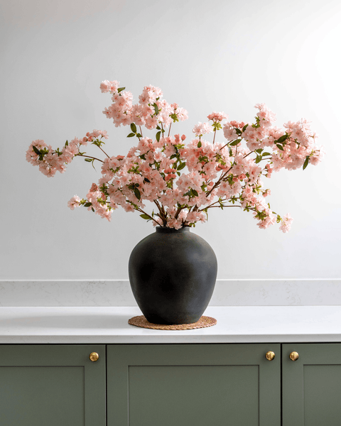 Faux Japanese Cherry Blossom - Blush (6 Stems)