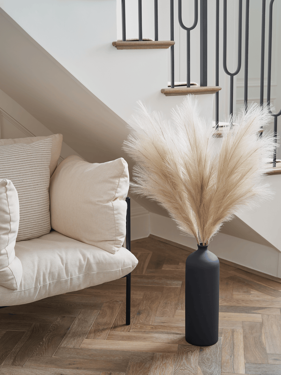 Tall Faux Pampas Grass - Cream (3 Stems)