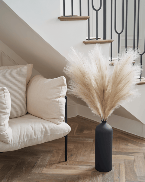 Tall Faux Pampas Grass - Cream (3 Stems)