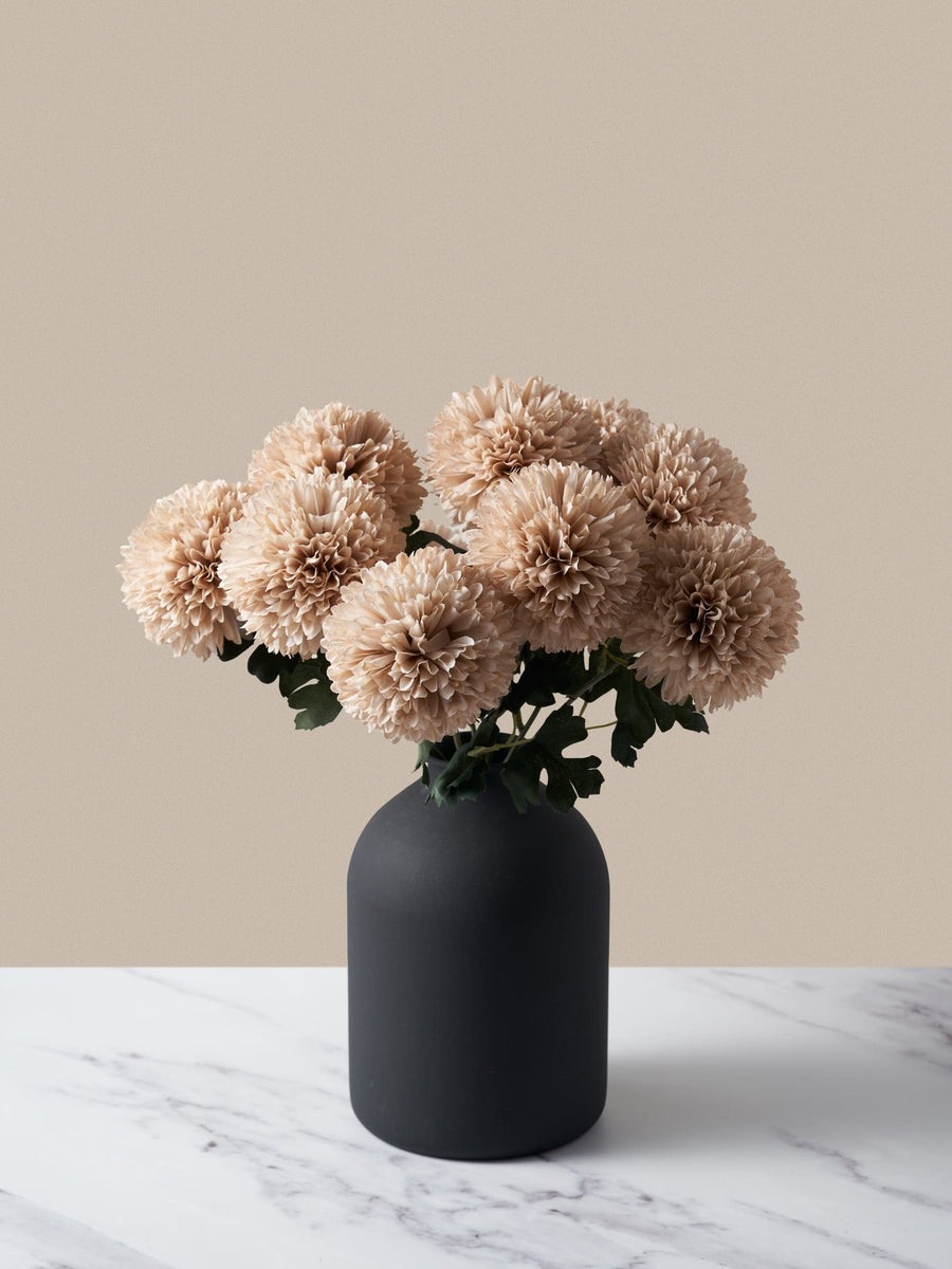 Large Faux Kiku - Cream (10 Stems)