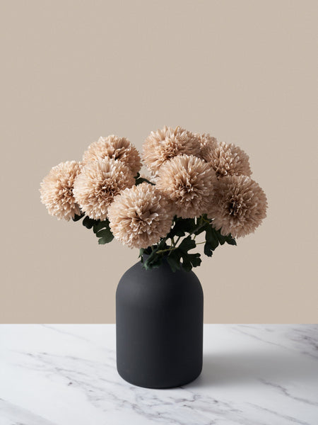 Large Faux Kiku - Cream (10 Stems)