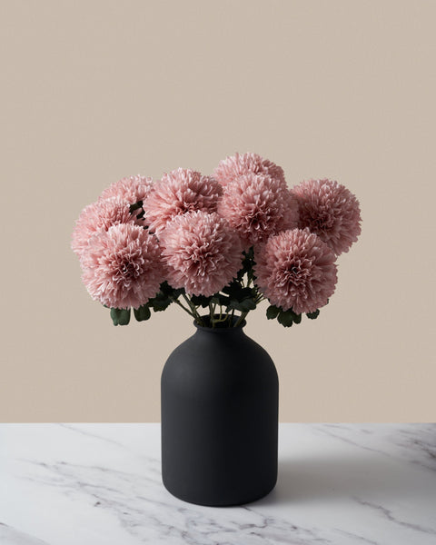 Large Faux Kiku - Pink (10 Stems)