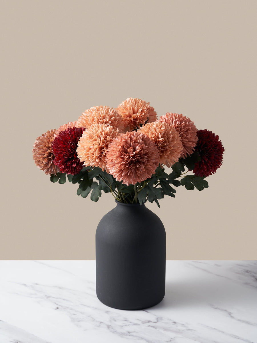 Large faux Kiku - Assorted Bouquet (10 Stems)