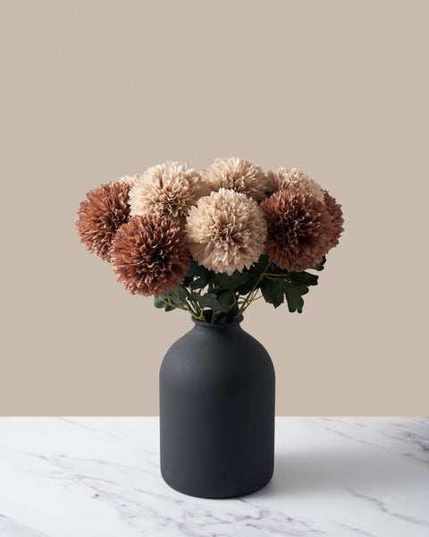 Large Faux Kiku - Boho Assorted (10 Stems)
