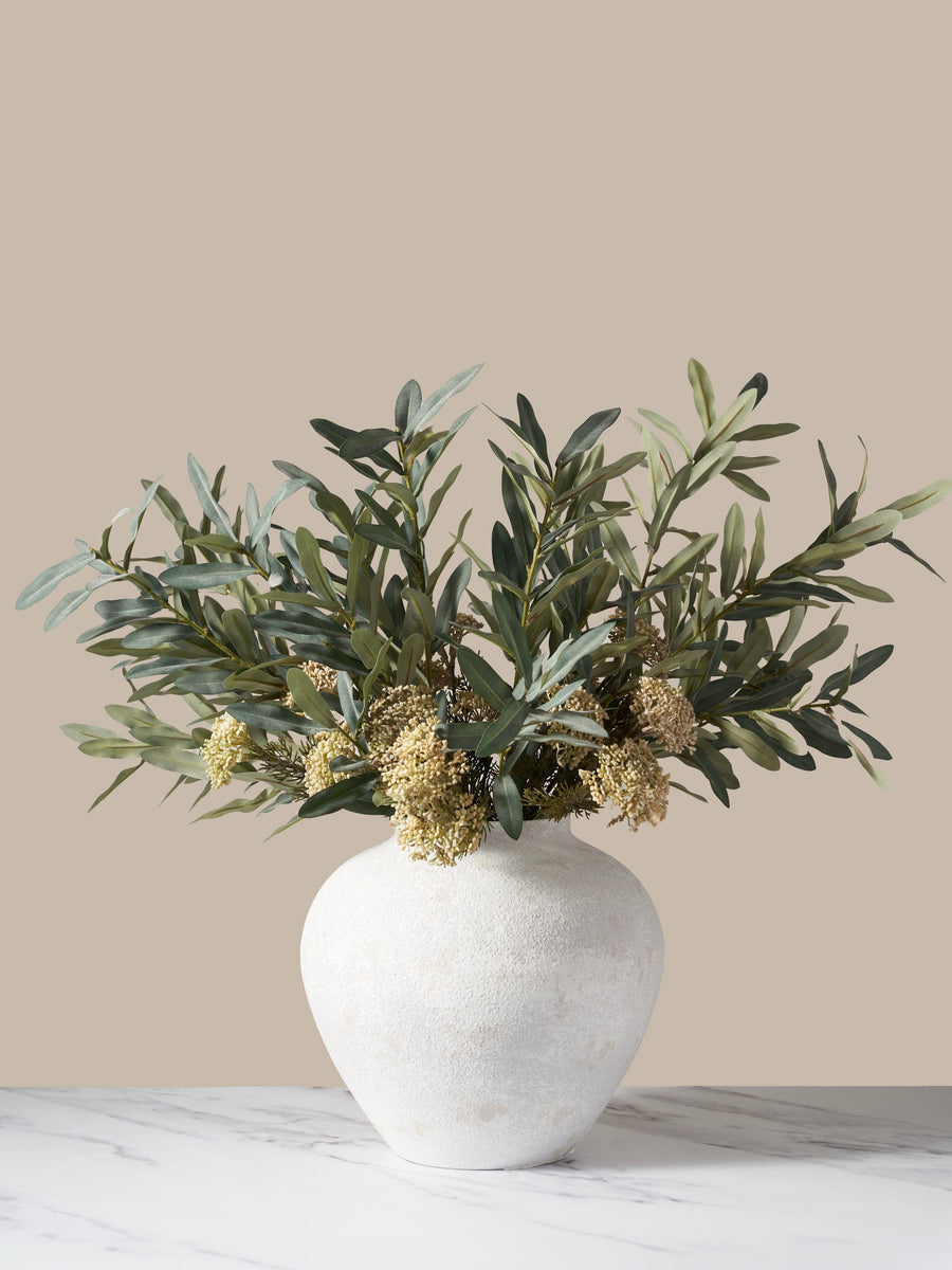 Faux Arrangement - Olive & Sage Berry