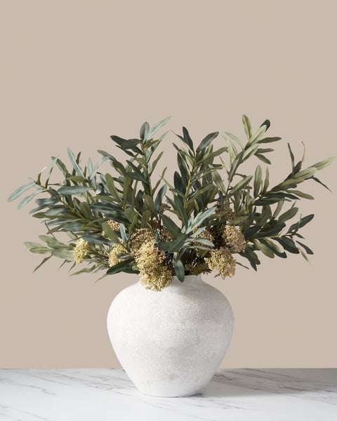 Faux Arrangement - Olive & Sage Berry