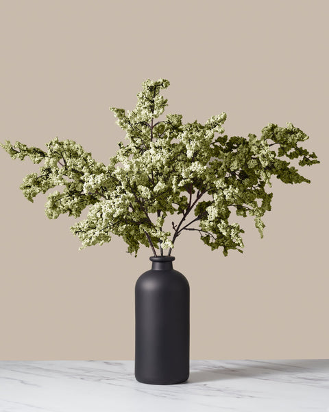 Faux Berry Spray - Olive Green (3 Stems)